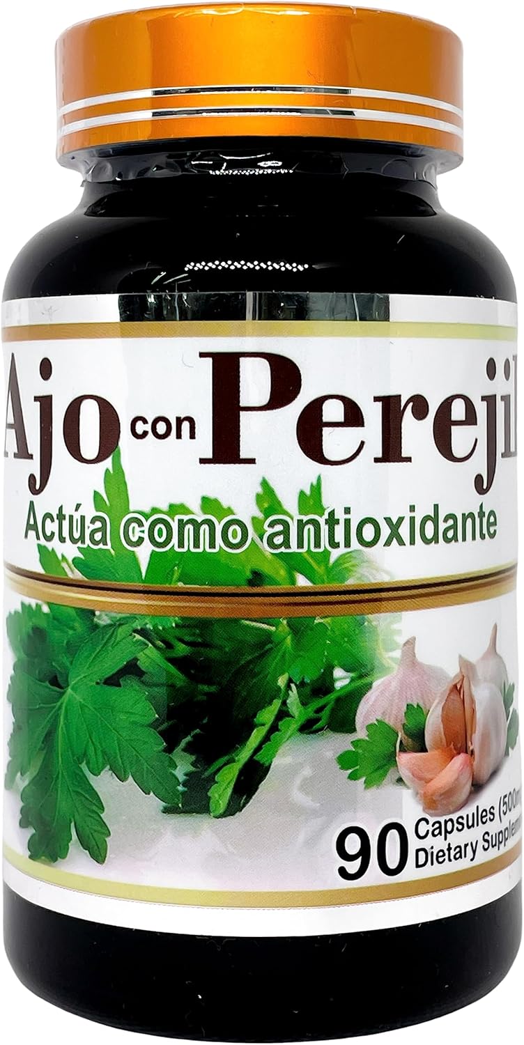 AJO con Perejil (extracto de ajo y perejil) 500mg 45 porciones