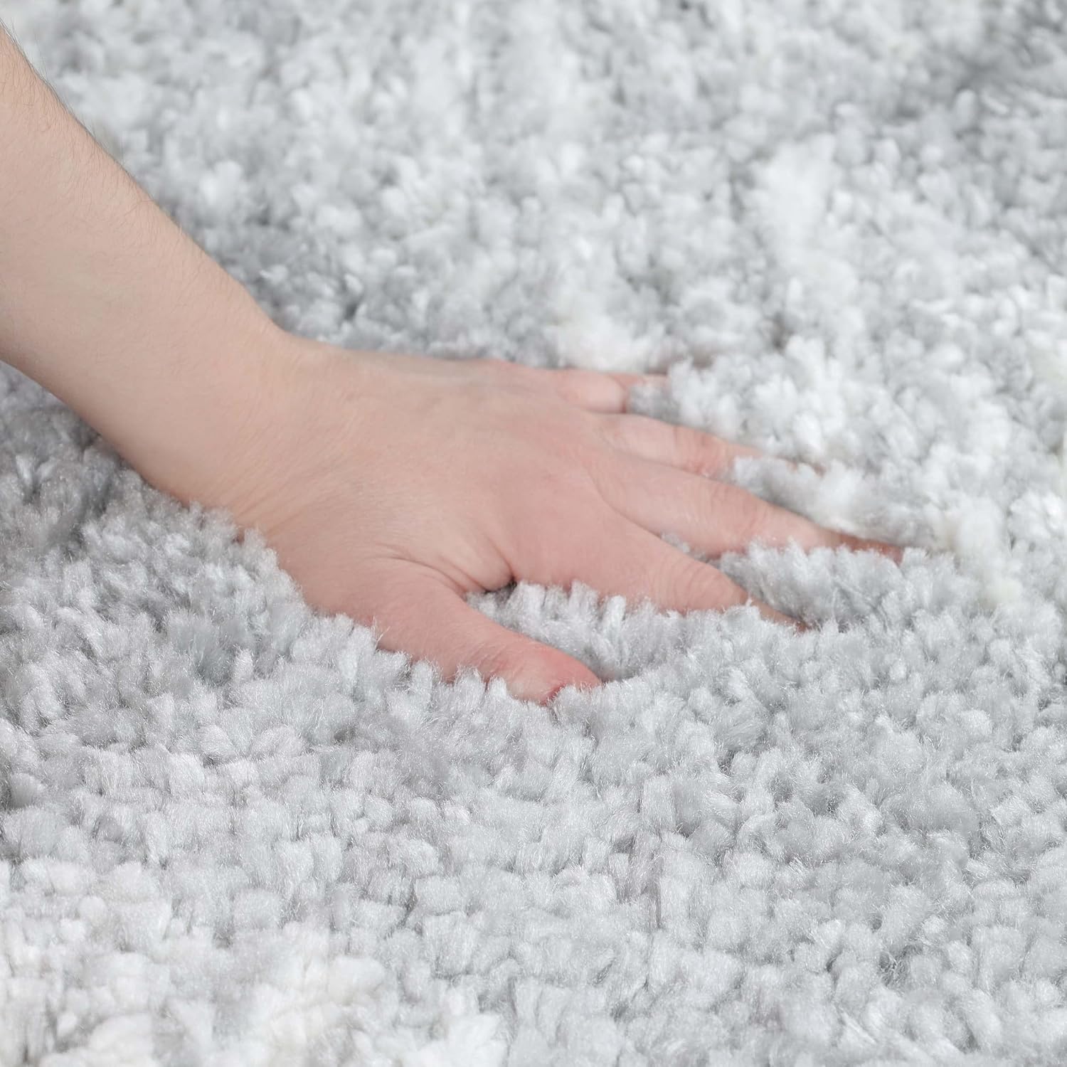 SUPERIOR Alfombra de pelo largo para interiores con borlas, perfecta para dormitorio, cocina, lavandería, entrada, oficina, sala de juegos, cubierta