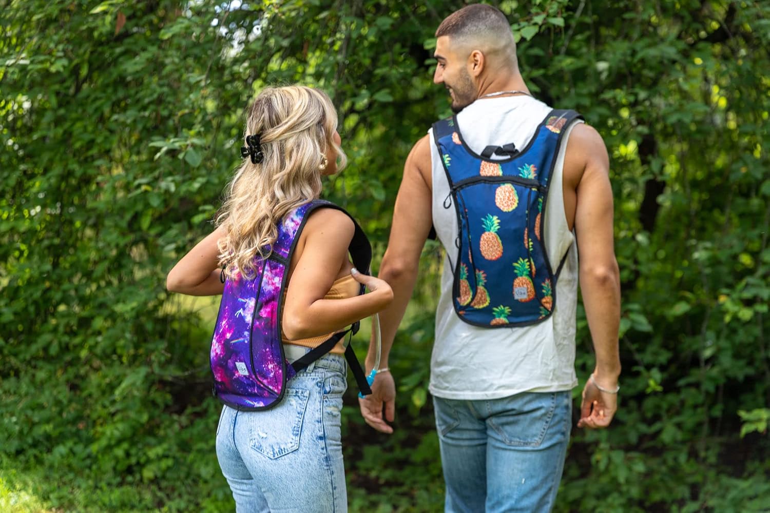 Vibe Festival Gear Mochila de hidratación con bolsa de agua de 2 L para mujeres, hombres, adolescentes y niños, Hydropack Hydro Sports, al aire