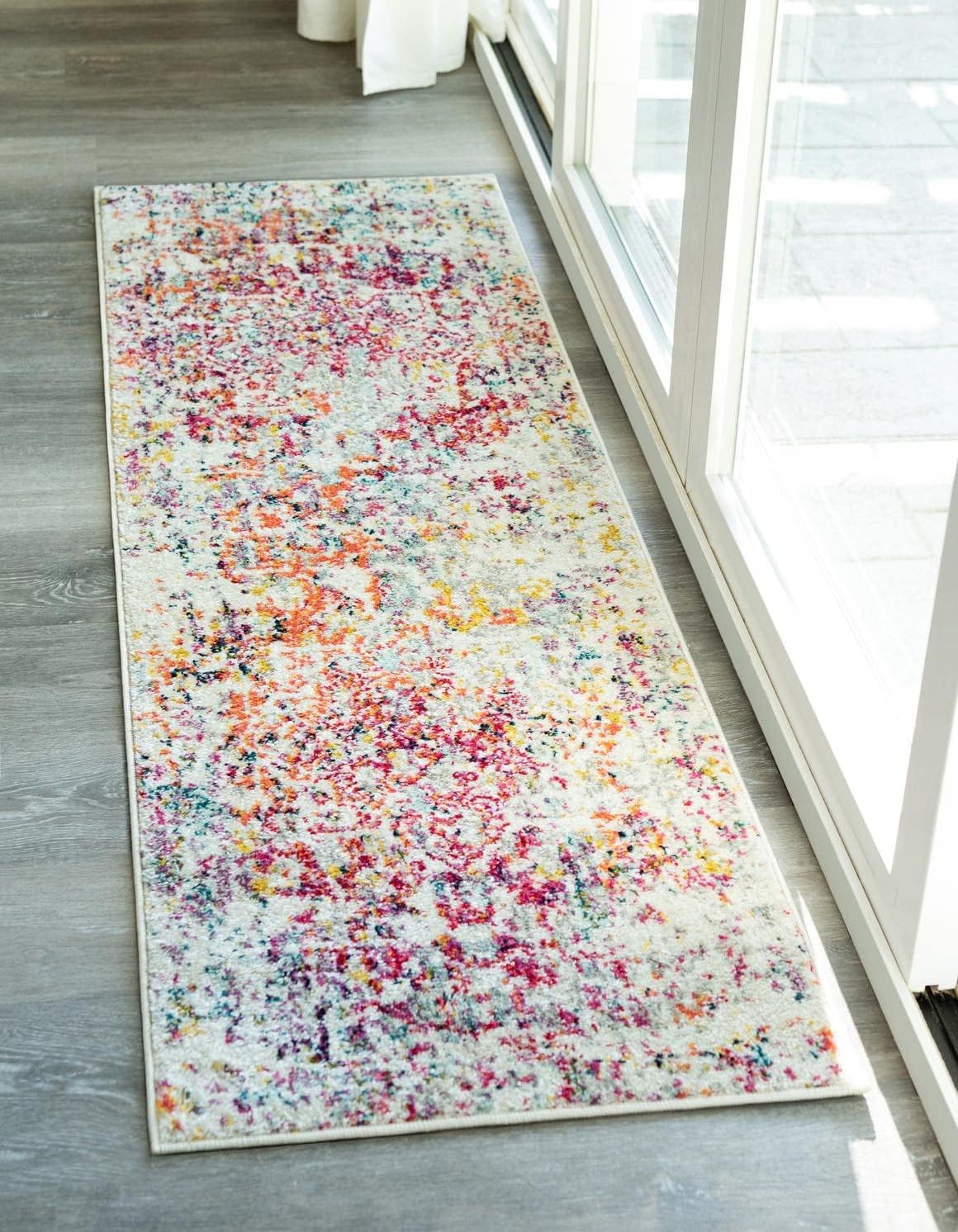 Unique Loom Richmond Collection – Alfombra de área con medallón (2 pies x 4 pies 1 pulgada, color multicolor claronegro)
