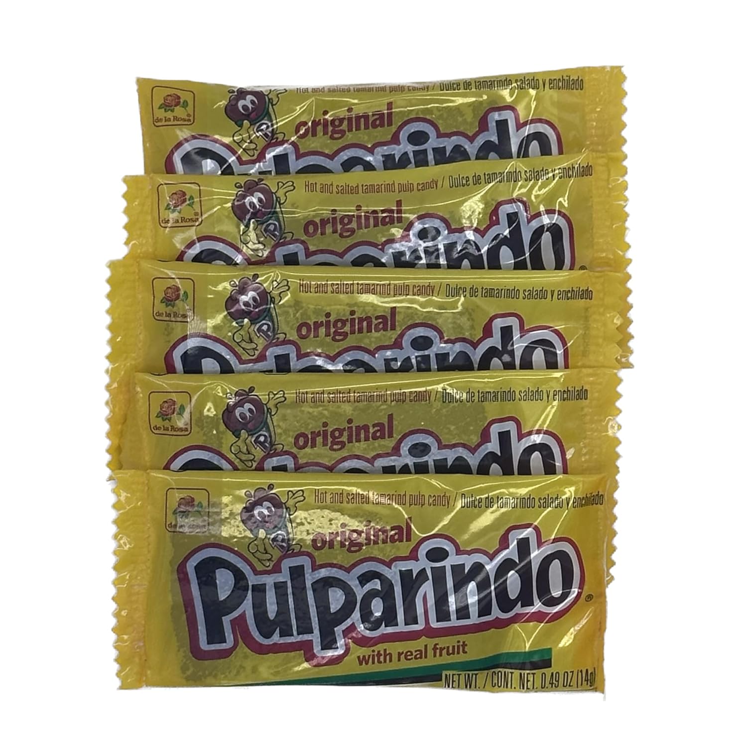 Pulparindo – Paquete variado de dulces mexicanos sabor a frutas originales, mango, sandía, extra picante 20 unidades en total, 5 de cada sabor y