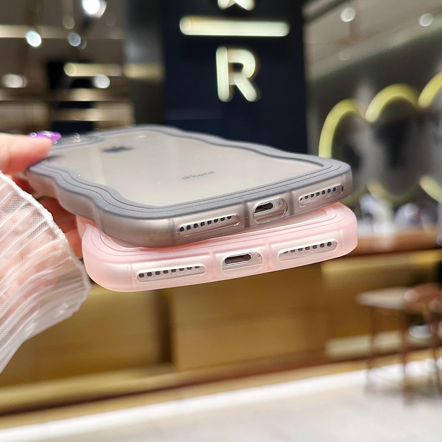 XIQI Funda compatible con iPhone 7 Plus8 Plus de 5.5 pulgadas, bonita funda protectora de silicona suave a prueba de golpes para mujeres y niñas,