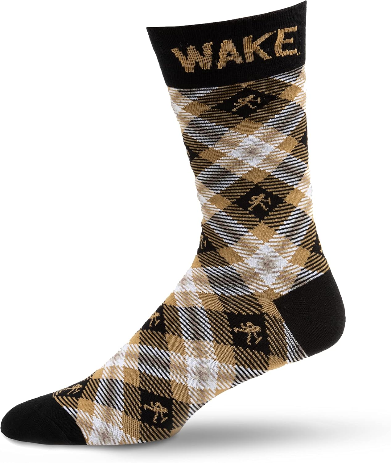 Wake Forest University – Calcetines de tartán, talla única, Tartán