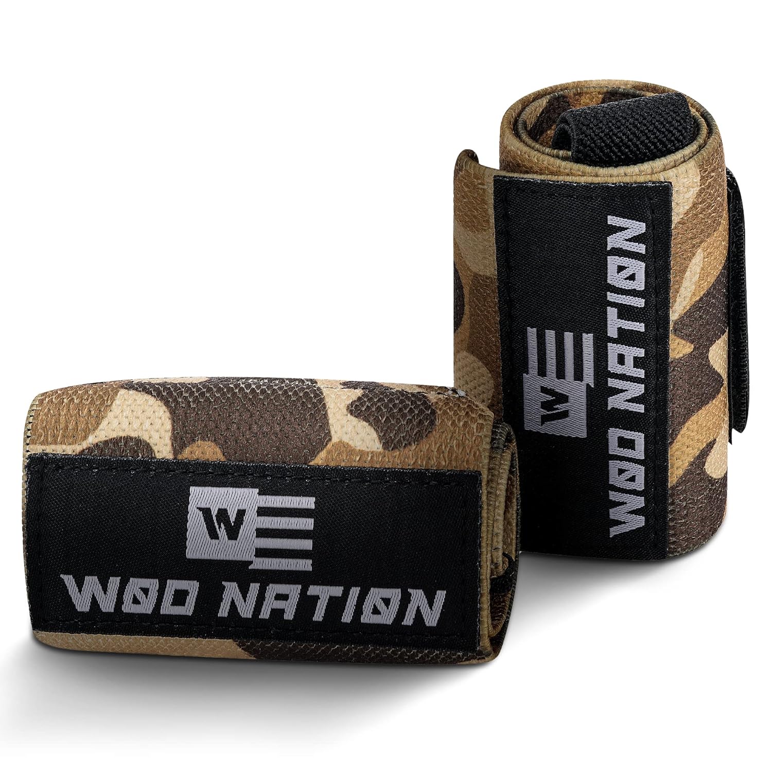 WOD Nation Muñequeras y correas para gimnasio y levantamiento de pesas (18 pulgadas), muñequeras esenciales para levantamiento de pesas y correas de