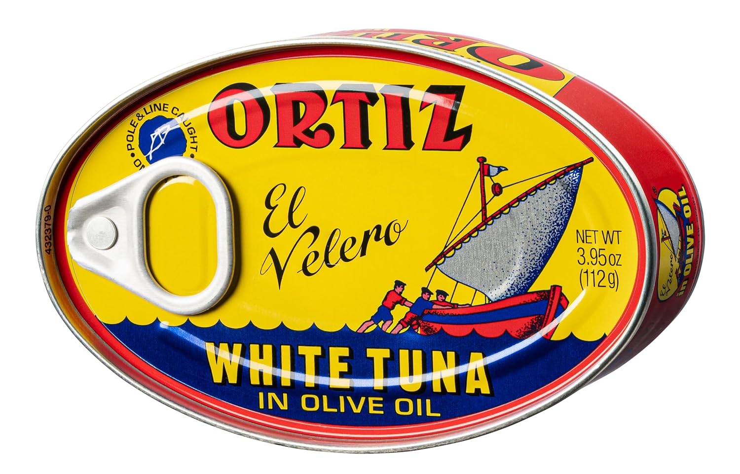Ortiz Lata ovalada de atún de 3.95 onzas, paquete de regalo de 12  Atún enlatado superior en aceite de oliva  Atún enlatado Oritz en aceite de oliva