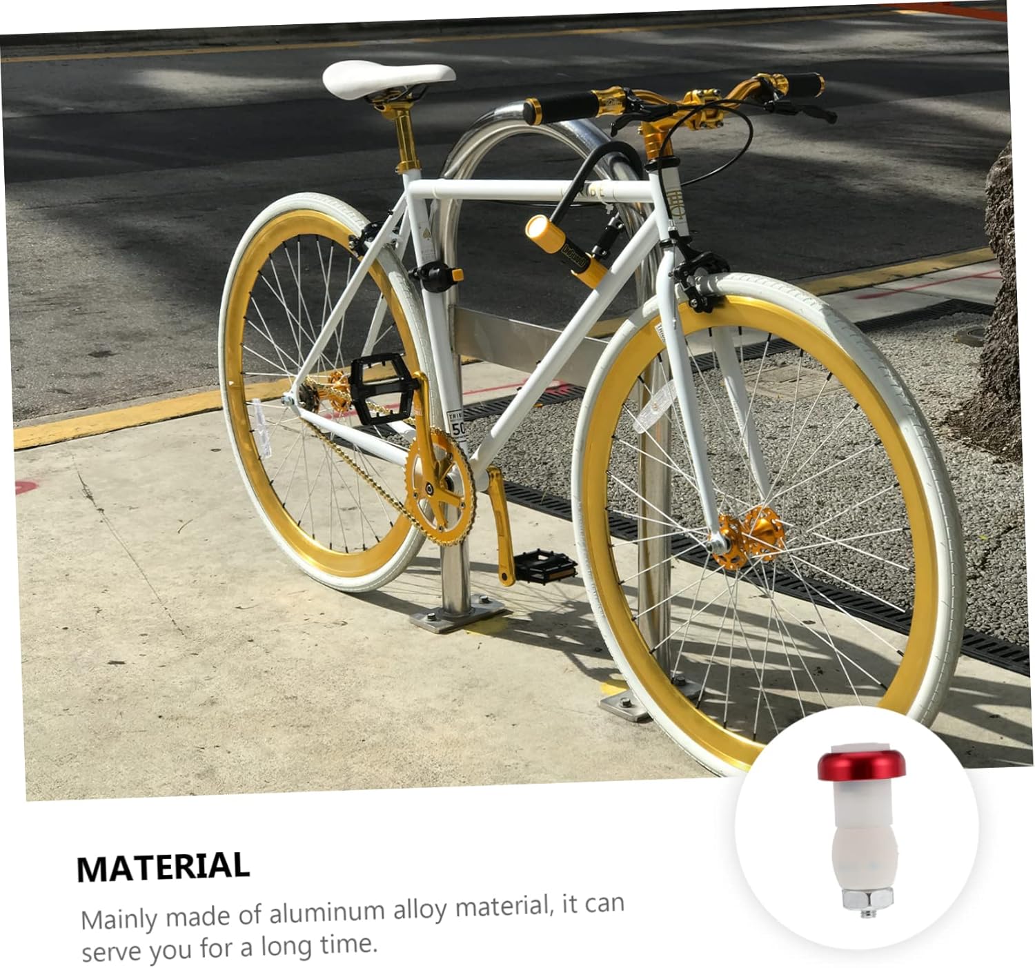 YARNOW 4 luces para manillar de bicicleta, luz de giro de seguridad, luz de giro para manillar de bicicleta, luz de señal de giro para bicicleta,