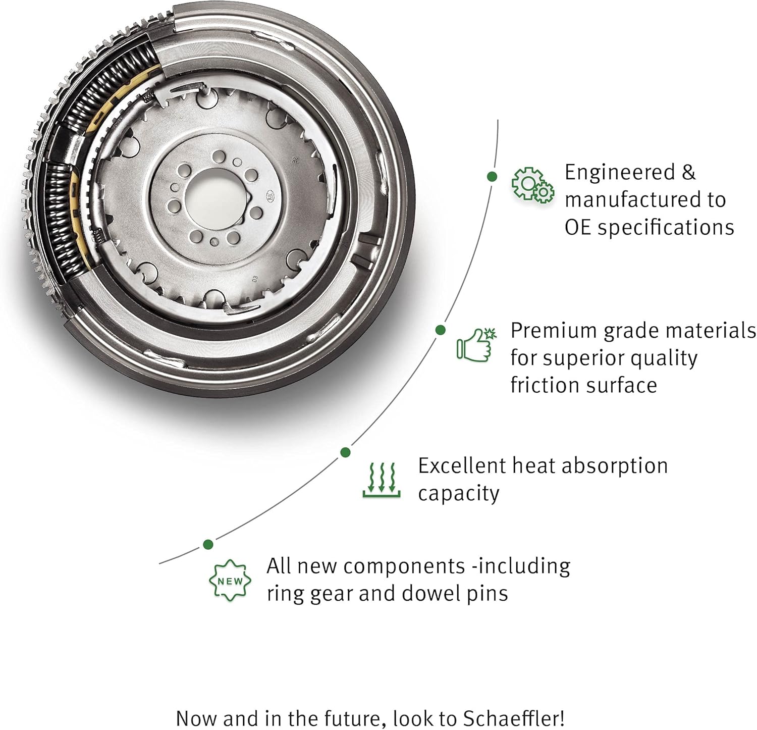 SchaefflerLuK DMF069 – Volante de doble masa, volante de doble masa OEM, piezas de embrague de repuesto LuK
