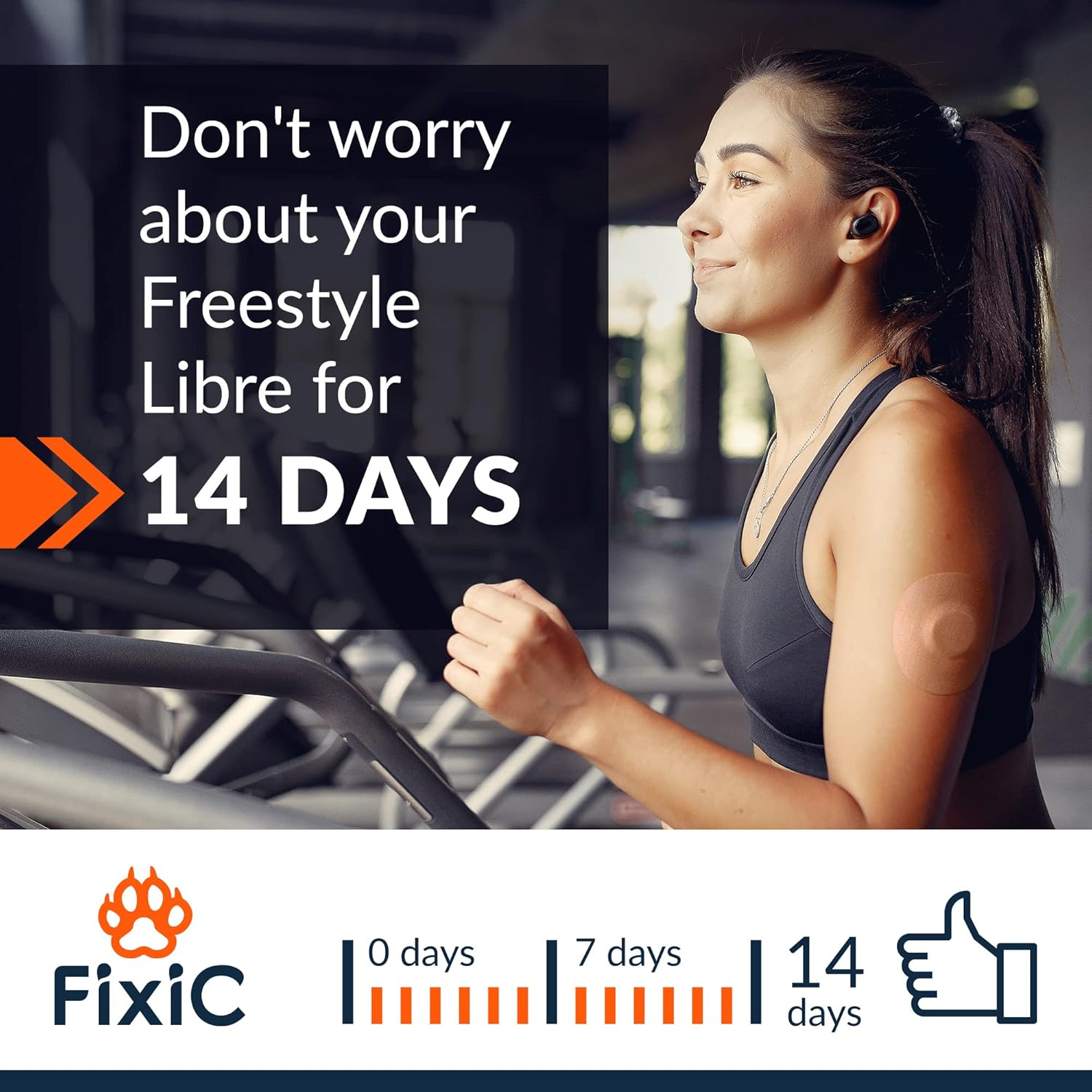 Fixi – Fundas para sensores de 3 12 pulgadas, vendajes adhesivos perfectos para Libra 1, 2, 3 – Enlite – Guardian – Parches adhesivos impermeables –