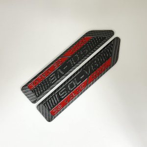 5.0L-V8 32 válvulas DOHC Emblema personalizado premium S550 Coyote Platform Soler Performance Badge (fibra de carbono – rojo) Compatible 5.0L-V8 32 válvulas DOHC Emblema personalizado premium S550 Coyote Platform Soler Performance Badge (fibra de carbono – rojo) Compatible