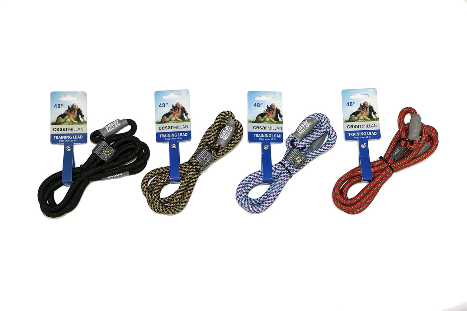 Cesar Millan Correa deslizante para perro, correa de entrenamiento (regular, gris)