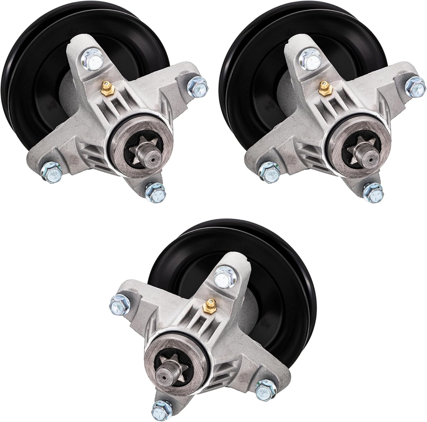 8TEN Kit de correa de husillo de hoja de cubierta para Cub Cadet i1050 Troy Bilt Horse Craftsman LT-5000 50 pulgadas 918-04125 942-04053C
