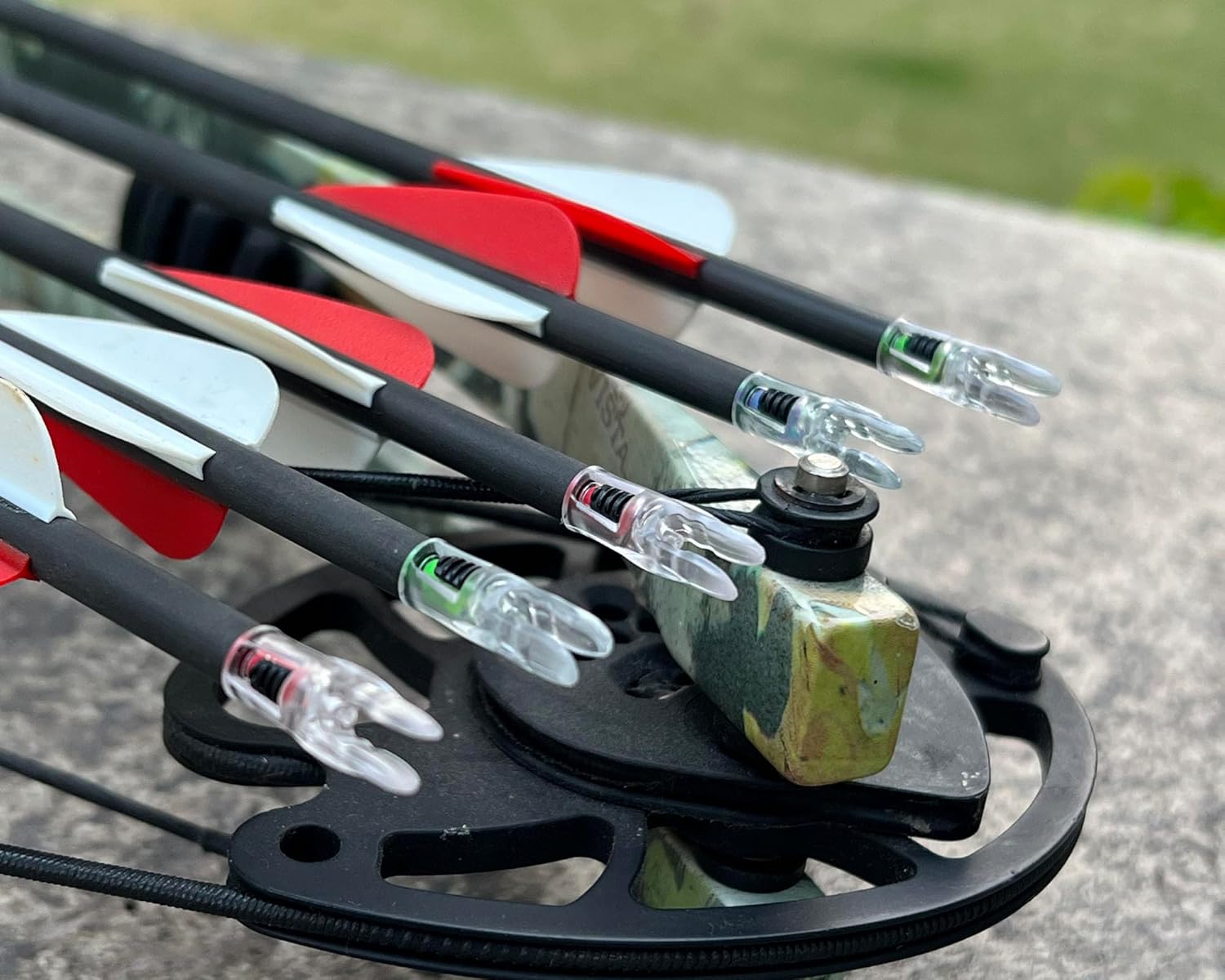 G X H S GT Lighted Nocks for Arrows with .165 .204 .233 .244 .246 Light up Knocks Archery illuminocks Compound Bow LED Arrow Nocks for Hunting