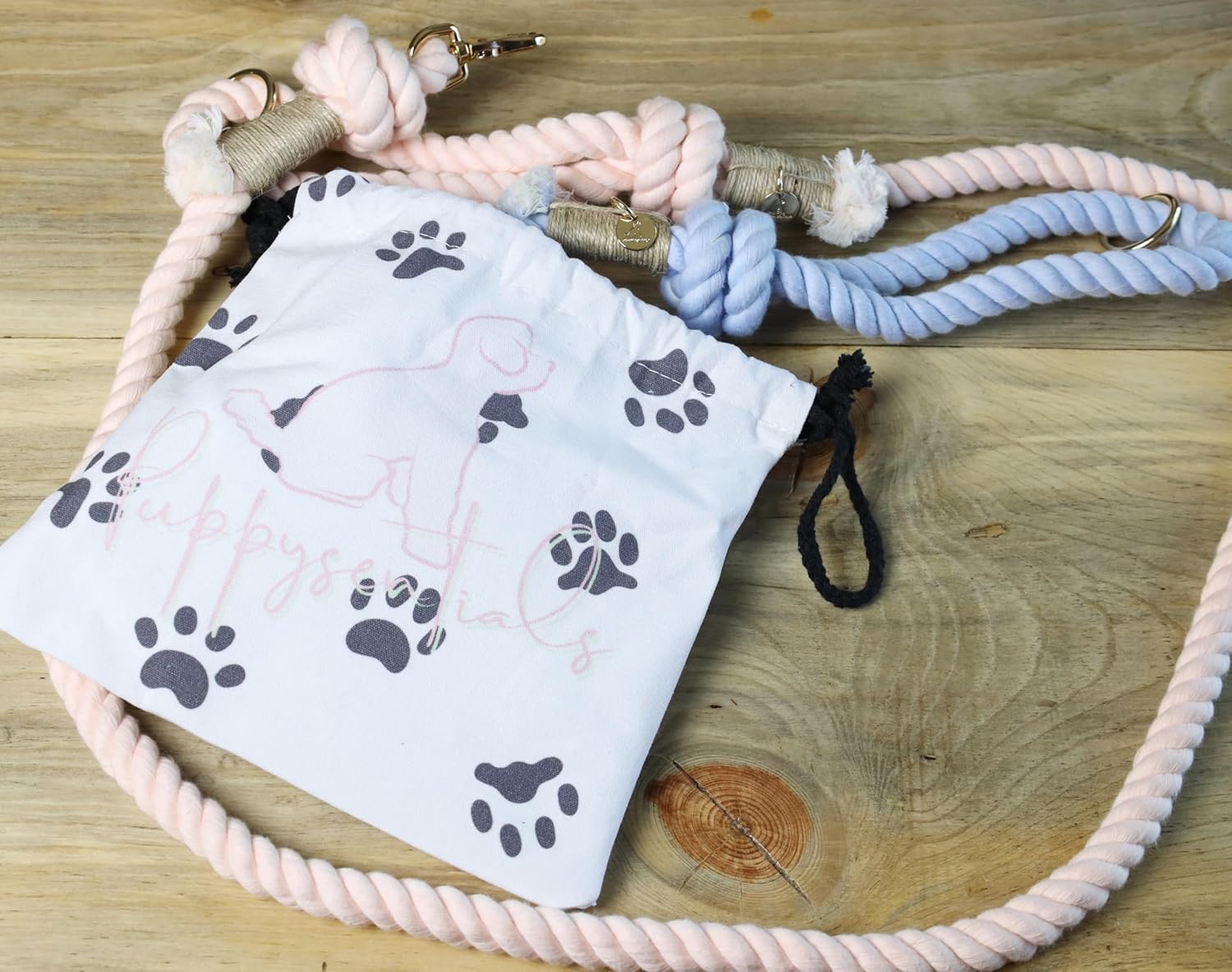 Correa de cuerda para perro de alta calidad, correa de cuerda de algodón trenzada suave y duradera para perros medianosperros grandes, correa ligera