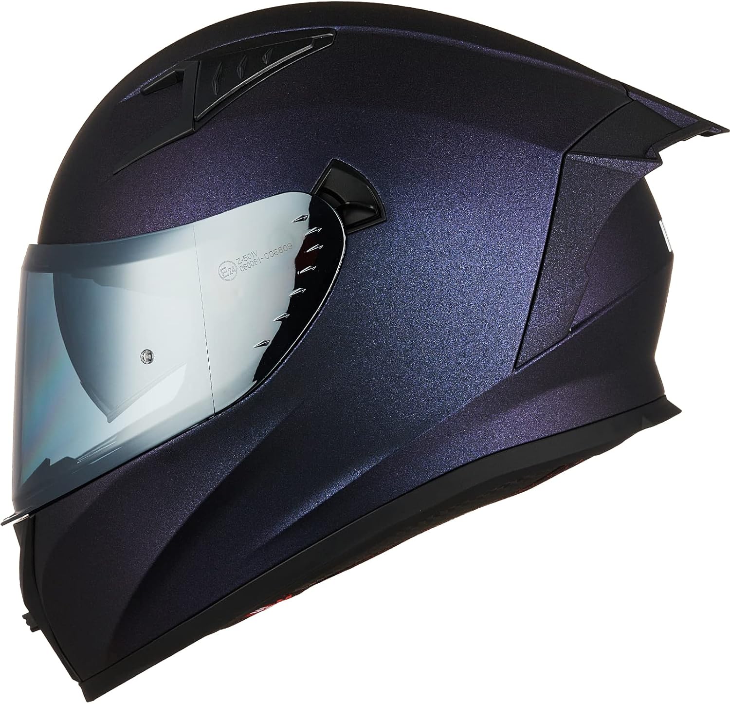 ILM Casco de motocicleta de cara completa con Pinlock compatible con viseras y aletas transparentes y tintadas, casco de motocross para bicicleta de