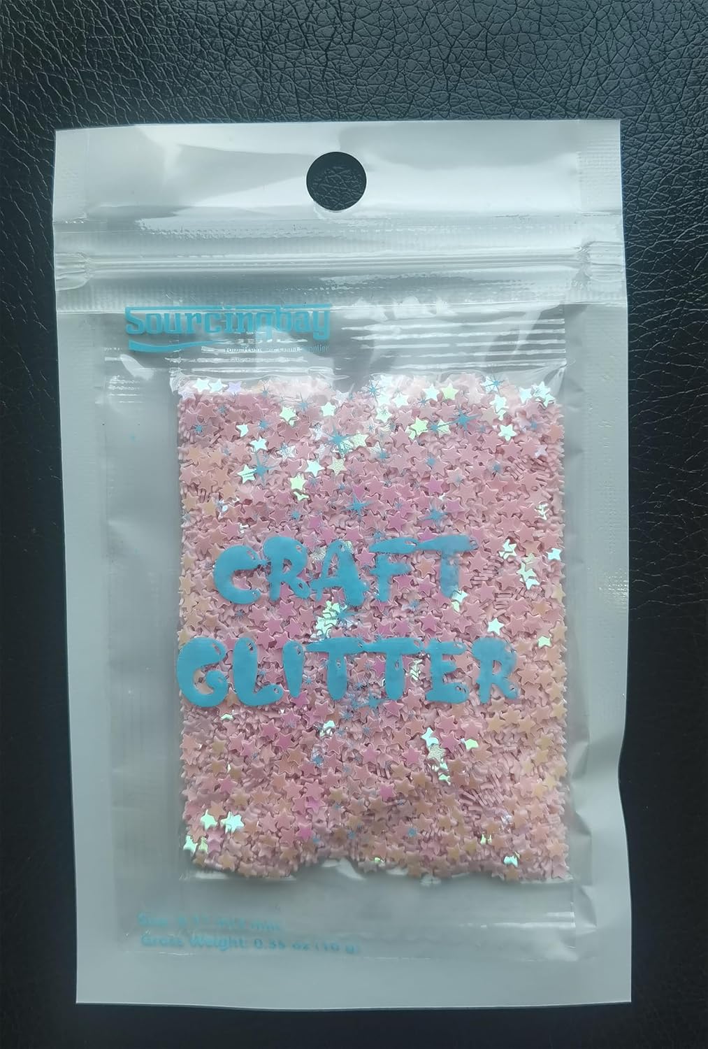 Art Craft – Brillantina con forma de estrellas de cinco puntas de 0.118 pulgadas, lentejuelas de confeti para manualidades, arte de uñas, obras de
