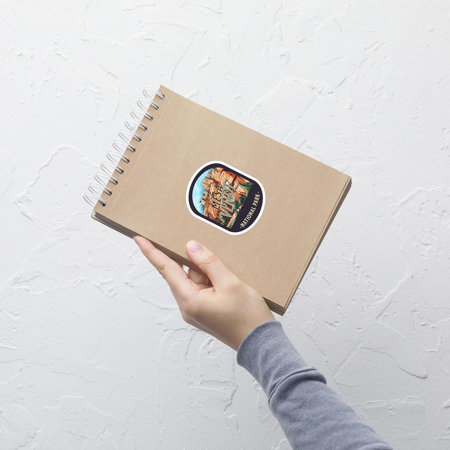 Mesa Verde – Adhesivo de vinilo para campamento y senderismo, impermeable, para botella de agua, taza, pasaporte, libro de recortes, cuaderno,