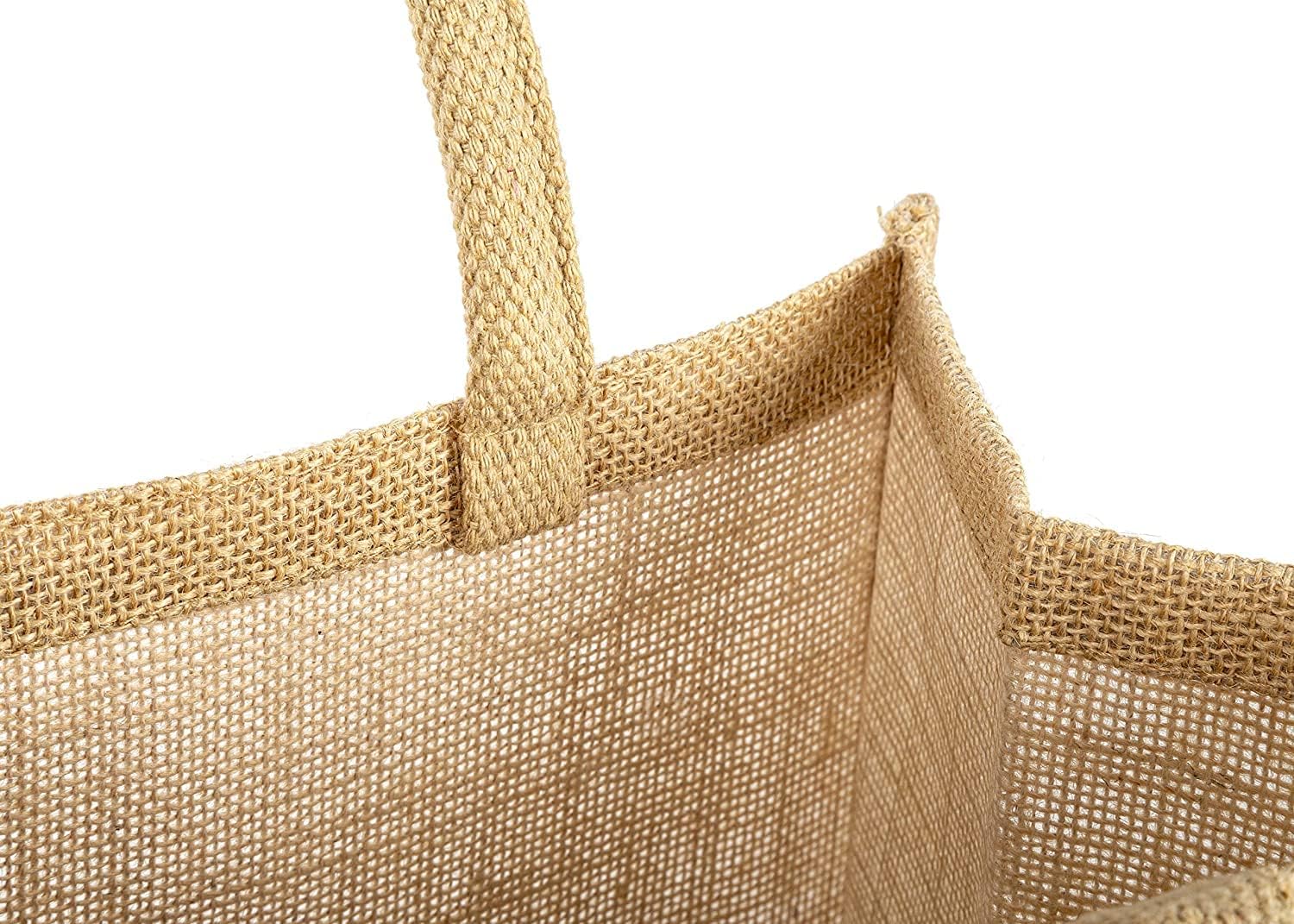 Bolsas de arpillera extra grandes, paquete de 2, compras de comestibles, diseño de frutas y verduras, ecológicas, asas de algodón, reutilizables y
