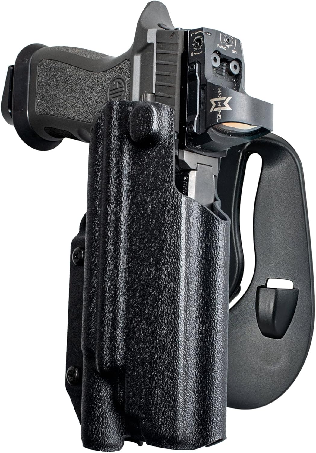 OWB – Funda de remo para Sig P320 de tamaño completo, AXG Pro, M17, XFIVE Legion, Spectre Comp, P320MAX con SureFire X300