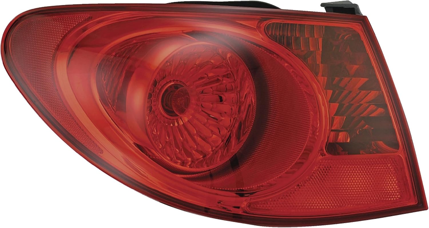 Dorman 1611542 Conjunto de luz trasera lateral del conductor compatible con modelos seleccionados de Hyundai