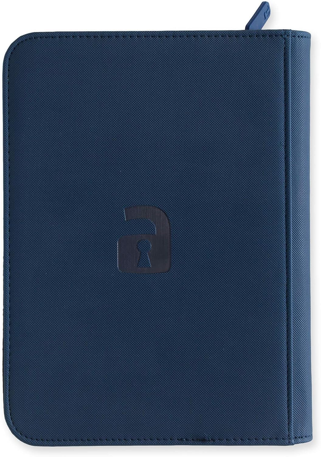 Vault X Premium eXo-Tec – Carpeta con cremallera para archivar y organizar hasta 160 tarjetas de presentación o coleccionables – 20 páginas con 4
