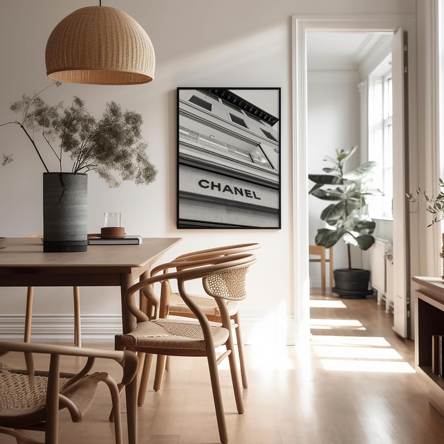 Poster Master Póster de marca de lujo, impresión frontal de tienda, arte de alta moda, arte de arquitectura, regalo para él, ella y fashionista,