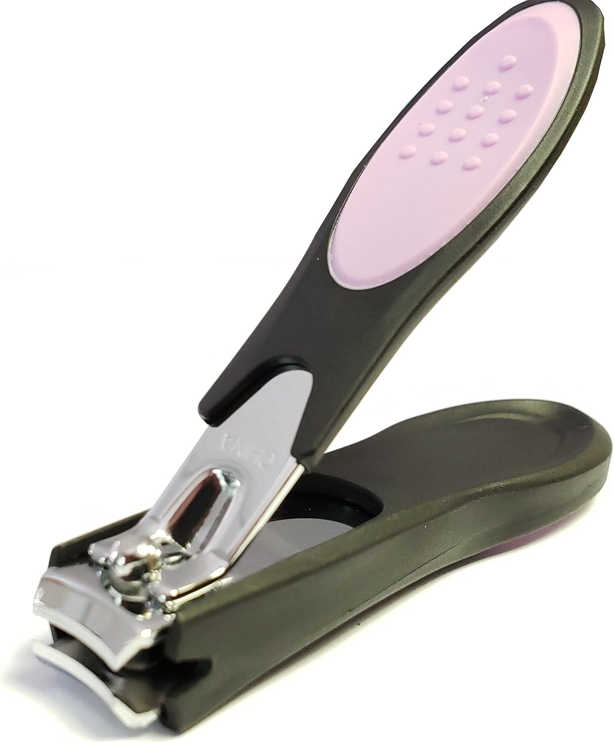 Cortaúñas con agarre cómodo, cortador de uñas chapado en cromo, cortador de uñas de los pies, recortador de uñas afilado y resistente, de acero
