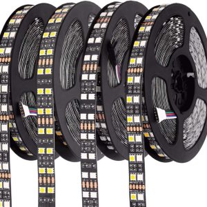 Accesorios de decoración LED para decoración del hogar, cinta de neón flexible, tira de LED RGB, impermeable, PCB 5050 DC12V 120LEDsm, tira de luz Accesorios de decoración LED para decoración del hogar, cinta de neón flexible, tira de LED RGB, impermeable, PCB 5050 DC12V 120LEDsm, tira de luz