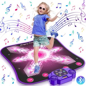 beefunni Juguetes de tapete de baile iluminado para niños de 3 a 12 años, almohadilla de baile electrónica mejorada 2023 con música y Bluetooth, beefunni Juguetes de tapete de baile iluminado para niños de 3 a 12 años, almohadilla de baile electrónica mejorada 2023 con música y Bluetooth,
