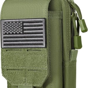 Bolsa táctica Molle para teléfono celular, funda pequeña utilidad EDC bolsa organizador de gadget Bolsa táctica Molle para teléfono celular, funda pequeña utilidad EDC bolsa organizador de gadget