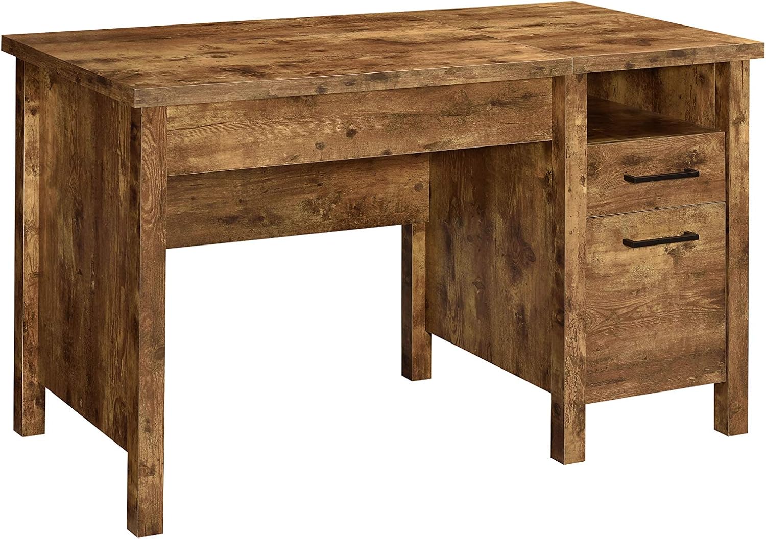 Coaster Furniture Delwin 881240 – Armario de archivos con tapa de elevación antigua, nuez moscada