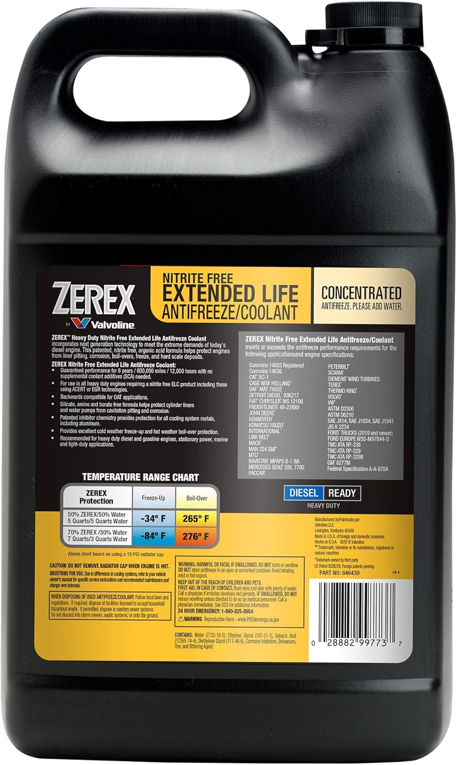 Valvoline Zerex – Refrigerante anticongelante