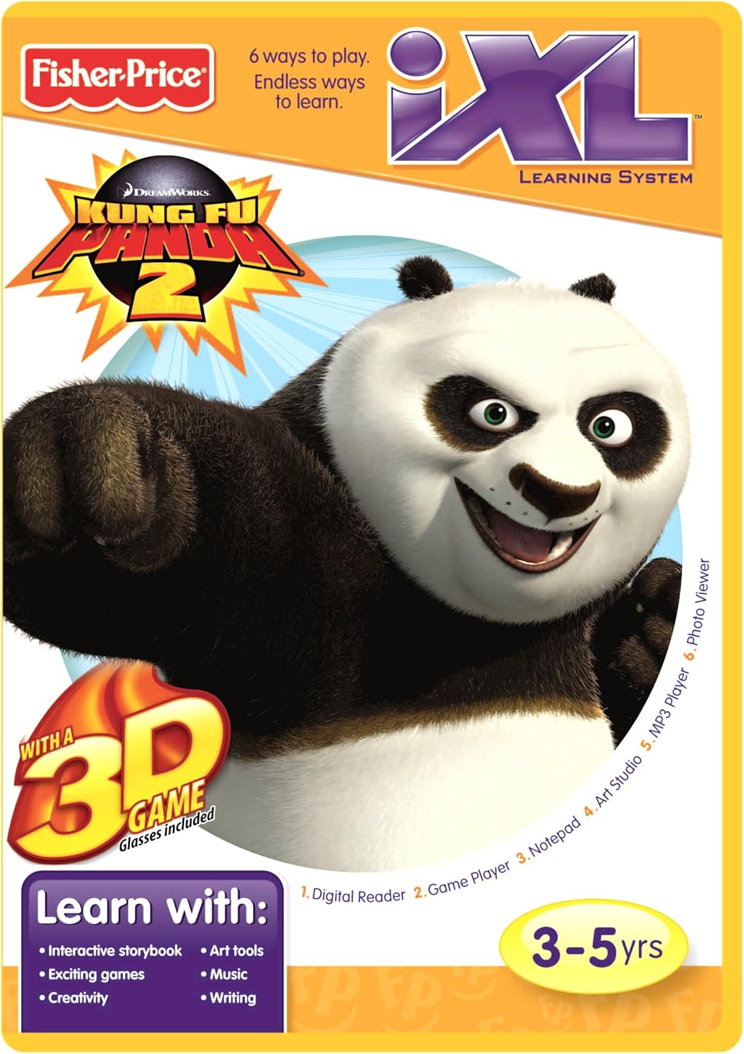 Fisher-Price iXL Sistema de Aprendizaje Software Kung Fu Panda 3D