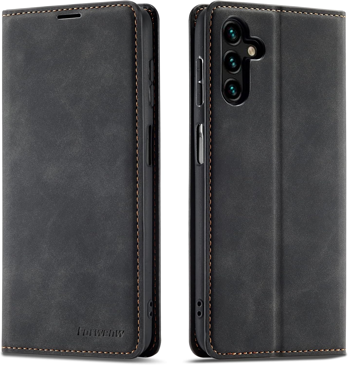 EYZUTAK Funda de cuero PU premium para Samsung Galaxy A54 5G, cierre magnético, funda protectora con función atril, ranura para tarjeta en efectivo,