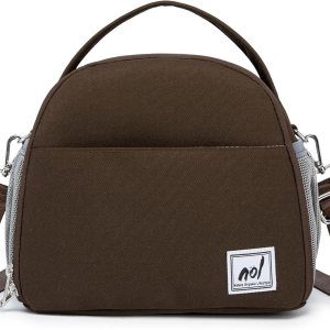 NOL Natural Organic Lifestyle Lunch Bag Insulated Cooler Bag for Women Nylon Waterproof Lightweight Lunch Box Organiser (Coffee) NOL Natural Organic Lifestyle Lunch Bag Insulated Cooler Bag for Women Nylon Waterproof Lightweight Lunch Box Organiser (Coffee)