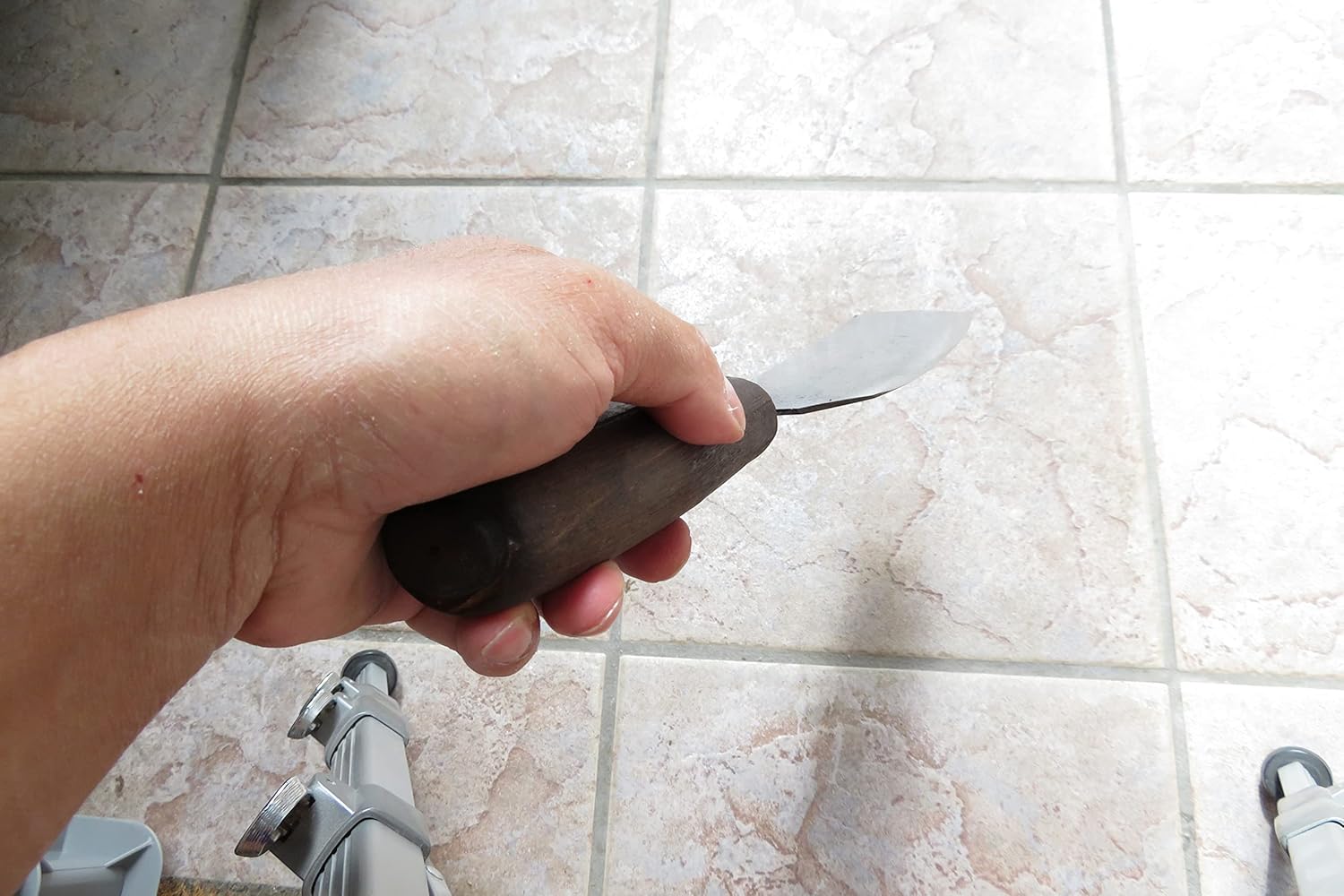 Crude – Cuchillo de chef japonés Nakiri de alta calidad, 8 pulgadas, acero al carbono, afilado!