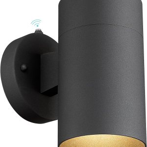 Ken & Ricky Luces de pared del atardecer al amanecer, apliques de pared para exteriores, moderna lámpara exterior con sensor de fotocélula para Ken & Ricky Luces de pared del atardecer al amanecer, apliques de pared para exteriores, moderna lámpara exterior con sensor de fotocélula para