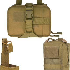 IronSeals Bolsas tácticas Molle multiusos EDC militar de nailon para la cintura, bolsa de utilidad, parches desmontables para arnés de chaleco de IronSeals Bolsas tácticas Molle multiusos EDC militar de nailon para la cintura, bolsa de utilidad, parches desmontables para arnés de chaleco de