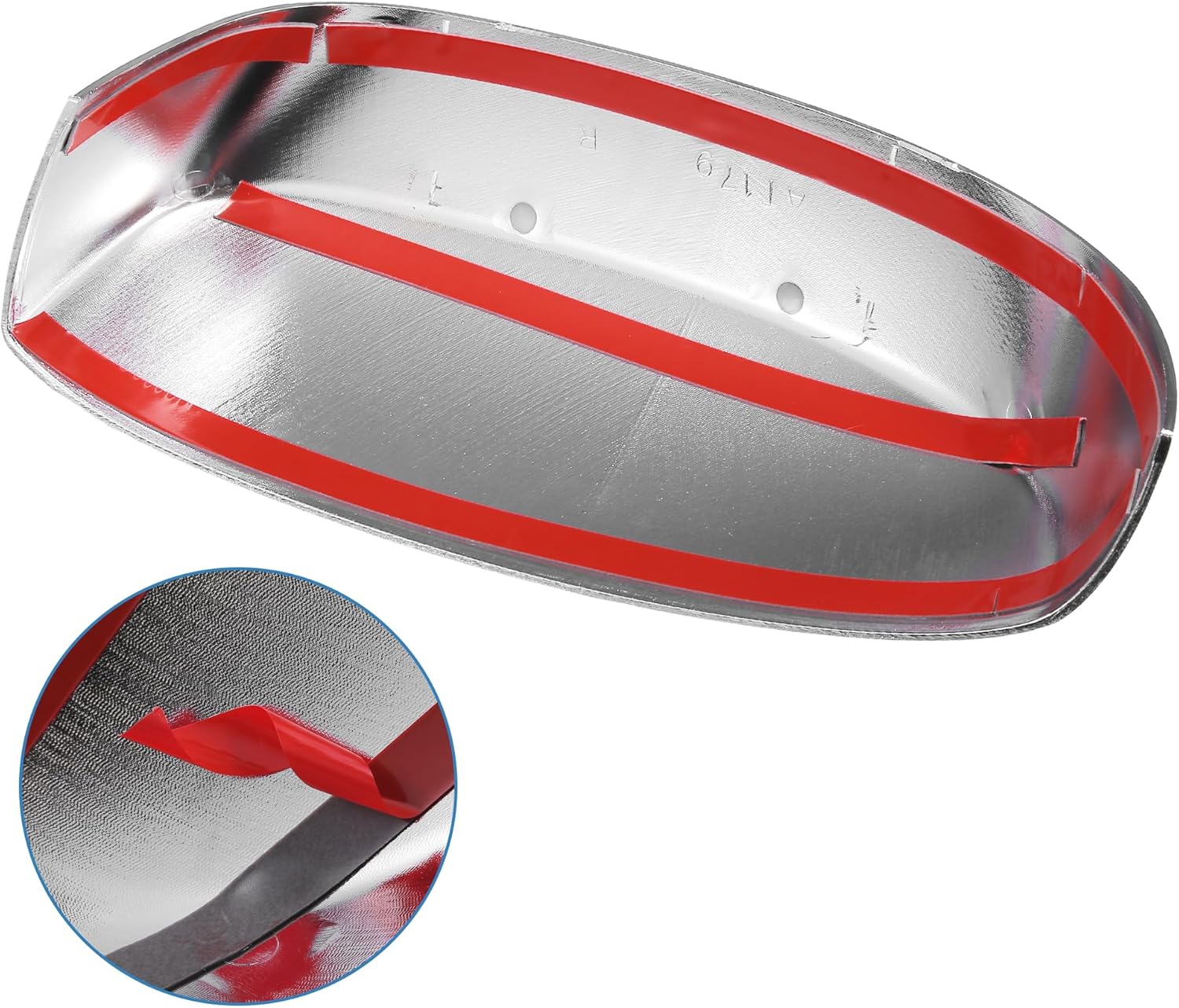 uxcell 1 juego de cubiertas cromadas de espejo para coche, cubierta de mango para GMC Sierra 3500 HD 2007-2014