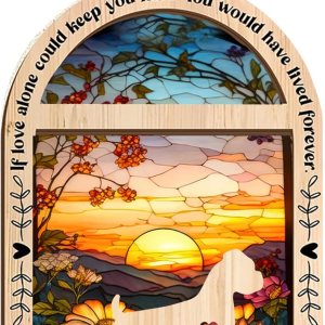 LOVELYPOD Adorno de Navidad personalizable con nombre, pérdida de mascotas, regalos para los amantes de los perros, pérdida de perros, recuerdo del LOVELYPOD Adorno de Navidad personalizable con nombre, pérdida de mascotas, regalos para los amantes de los perros, pérdida de perros, recuerdo del