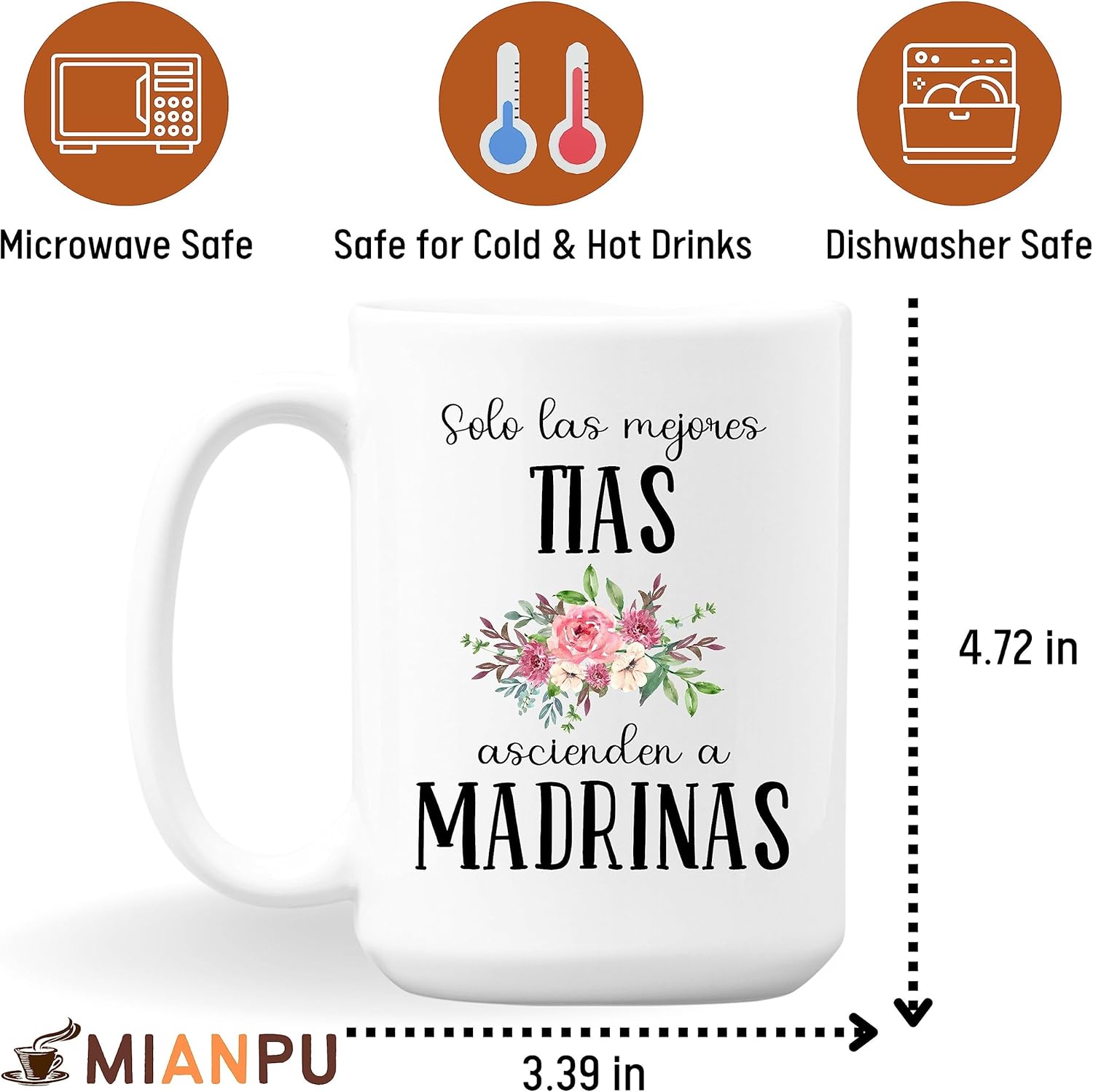 Propuesta de padrino, propuesta de Madrina, regalo de Madrina, regalo padrino, taza de café Madrina, Quieren Ser Mis Padrinos De Bautizo, Padrinos