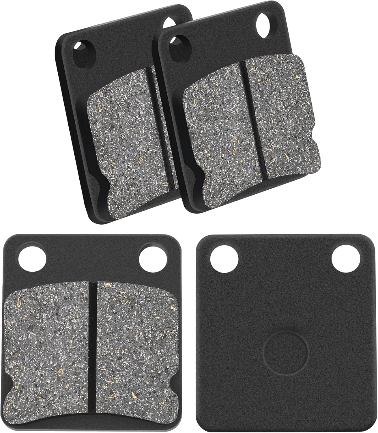 AHL Juego de pastillas de freno delantero semimetálicas para Kawasaki KVF360 A Prairie 360 (4×4) 2003-2010 KVF360 B Prairie 360 2003-2009 KVF400