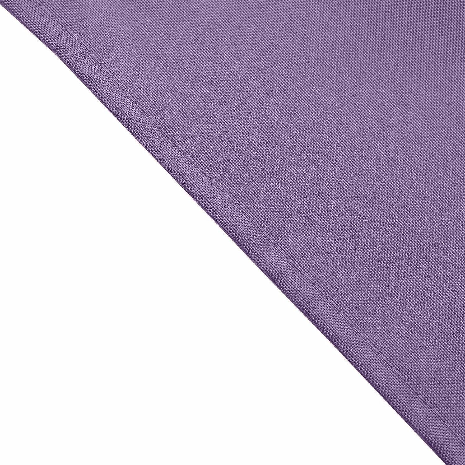 BalsaCircle – 60 servilletas de poliéster de amatista violeta de 17 pulgadas, para bodas, fiestas, recepciones, eventos, restaurantes