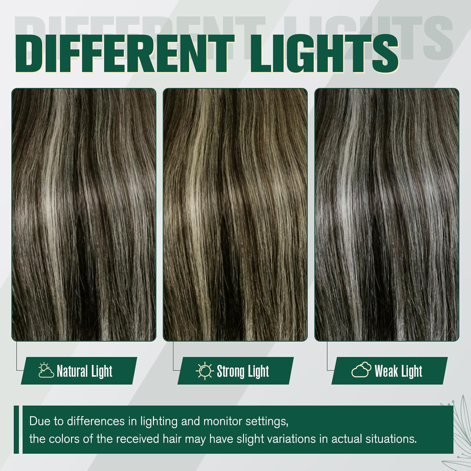 RUNATURE Extensiones de cabello humano real para coser, 20 pulgadas, 3.53 onzas, extensiones de cabello natural, color negro plateado a plateado,