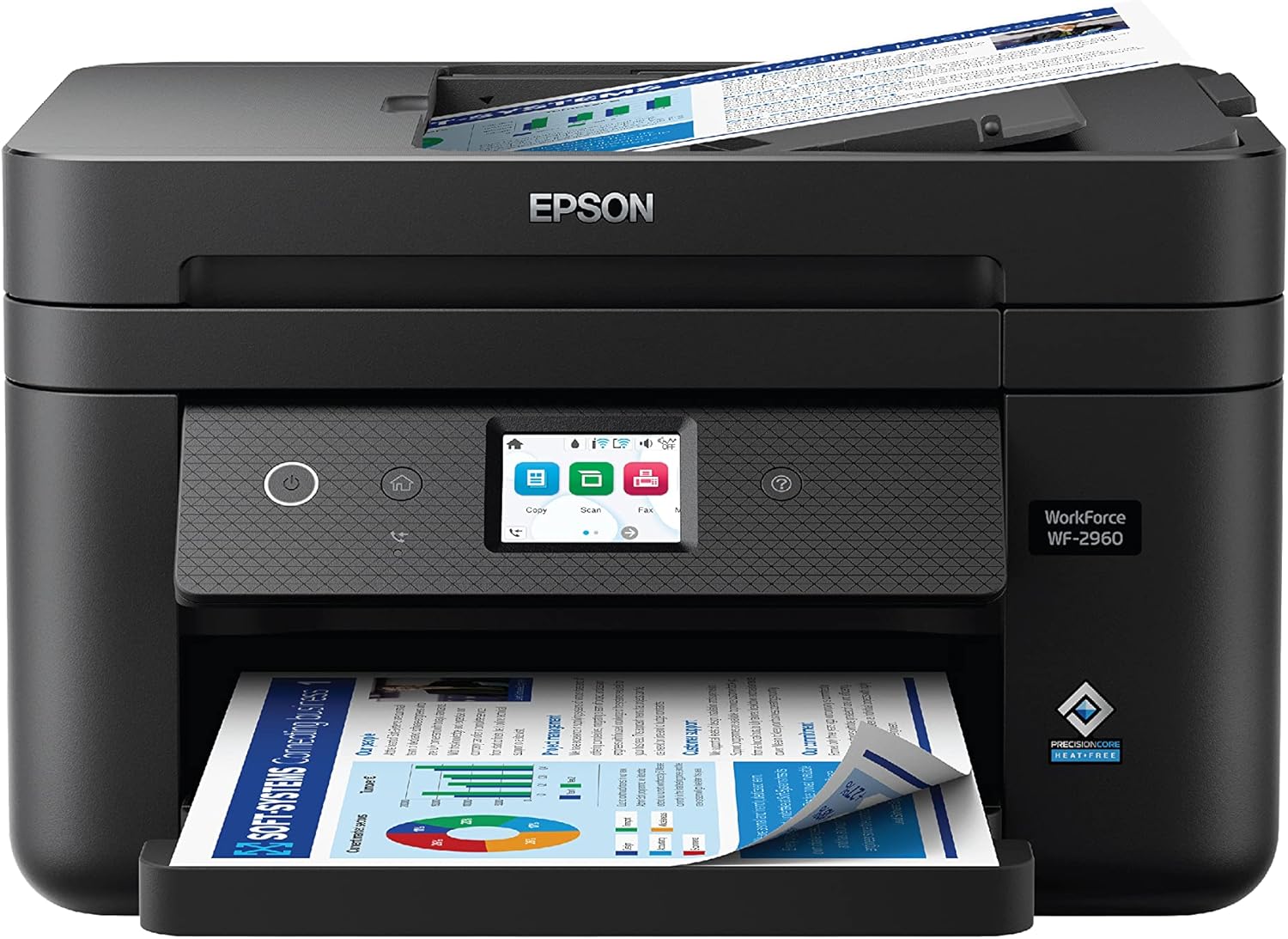 Epson EcoTank ET-2800 Impresora Supertank inalámbrica a color todo en uno sin cartuchos y Workforce WF-2960 Impresora inalámbrica todo en uno con