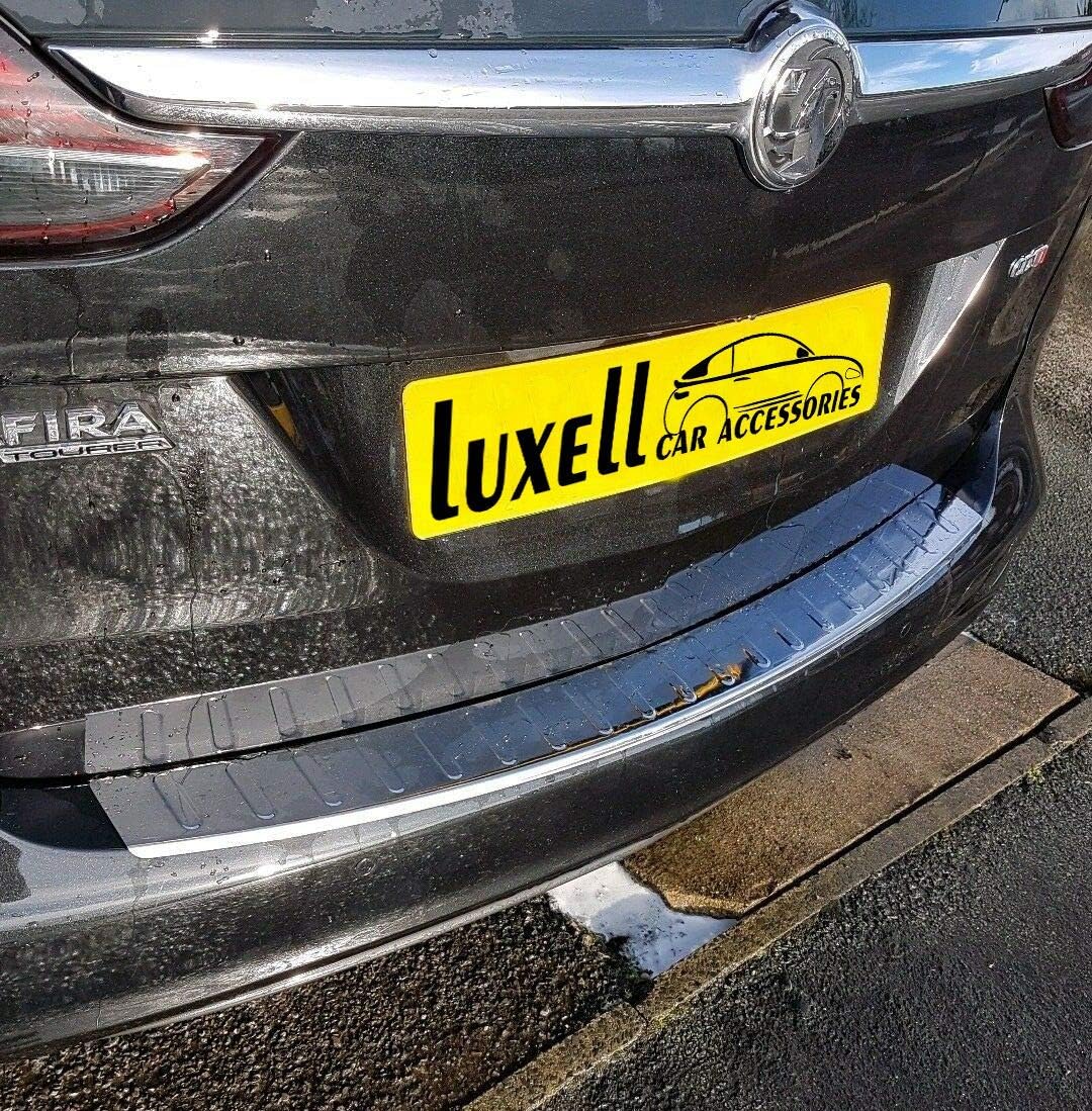 Chrome Rear Bumper Protector Scratch Guard Fits Zafira C Tourer 2011-2018