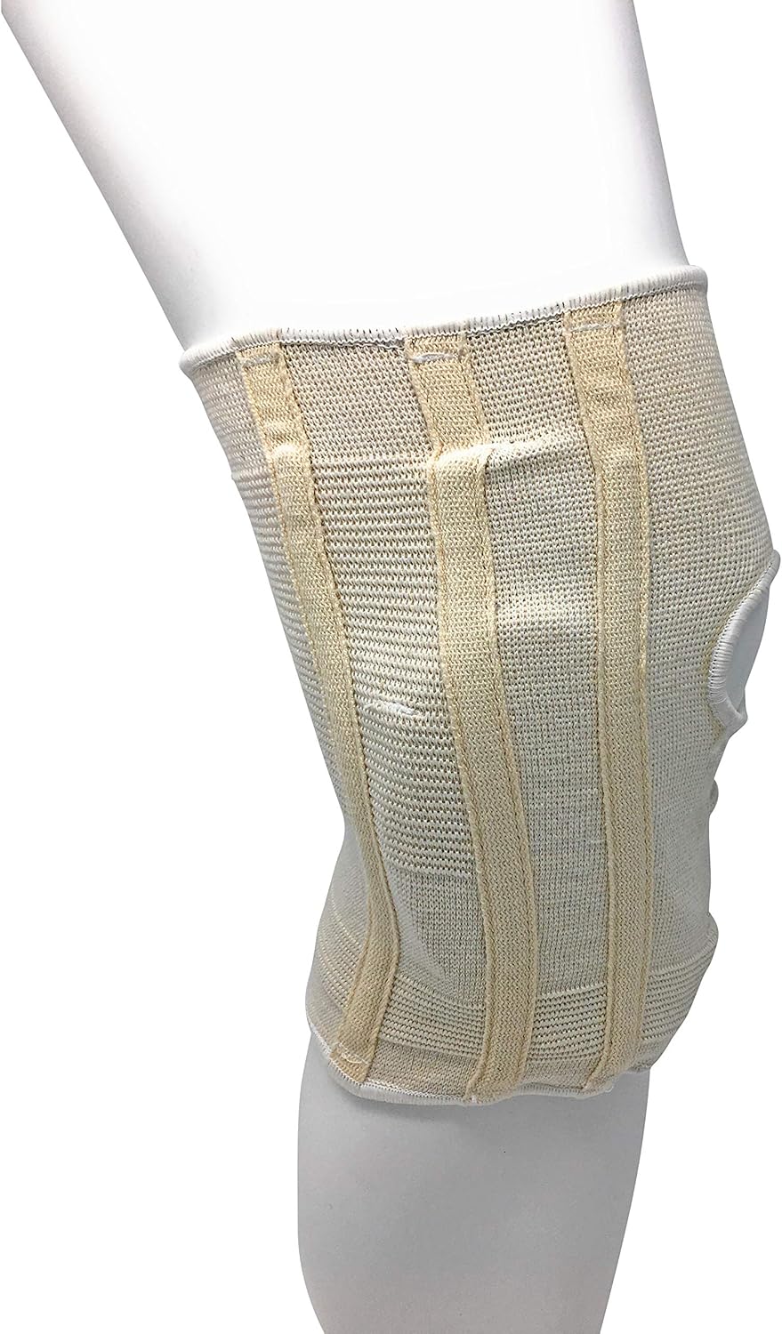 CHAMPION Rodillera con almohadilla de soporte Hor-Shu, blanca, XL
