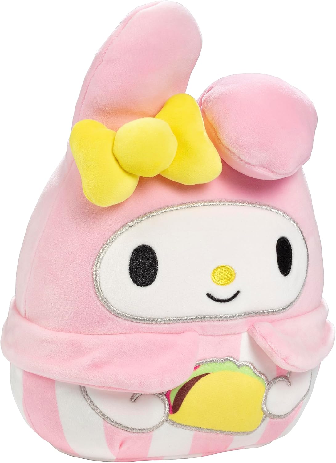 Squishmallows Peluche de la serie My Melody with Taco Food Truck de 8 pulgadas, Kellytoy oficial, juguete coleccionable suave y esponjoso de Hello