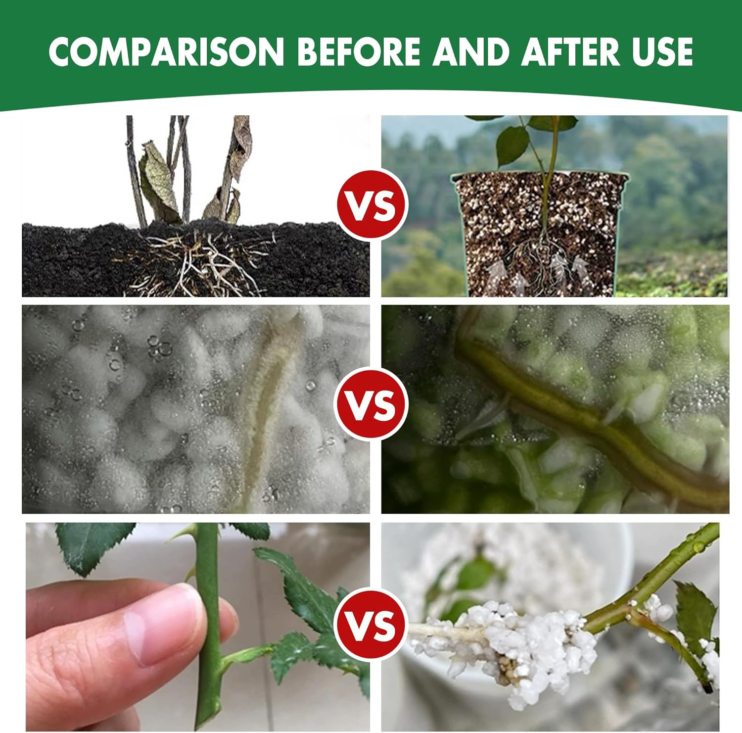Aclaener Perlita orgánica de 2 cuartos de galón para plantas, mezcla de acondicionador de aditivo natural para suelos hortícolas, mejora el drenaje