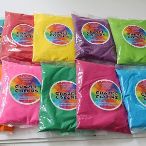 10 colores x 1.76 oz – Polvo de color Holi Premium CraZeeColors(TM) 10 colores x 1.76 oz – Polvo de color Holi Premium CraZeeColors(TM)