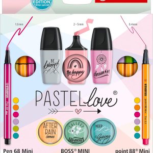 Stabilo Point 88 Pen 68 Marker Wallet Set, Multicolor Stabilo Point 88 Pen 68 Marker Wallet Set, Multicolor